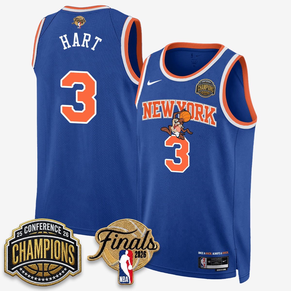 NYK 2026 NBA Eastern Conference Champions x Bunny Vapor Jersey V2- Stitched-NQD