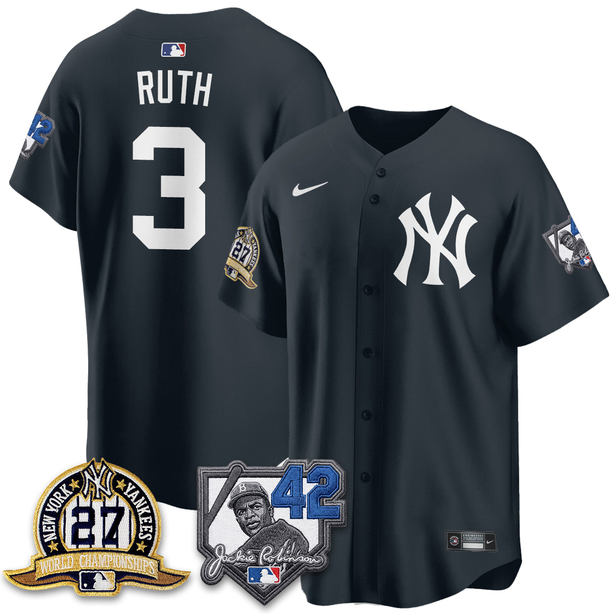 NYY 2026 Jackie Robinson Day Vapor Limited Jersey - Stitched-NQD