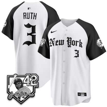 NYY 2026 Jackie Robinson Day Gothic Vapor Limited Jersey - Stitched-NQD