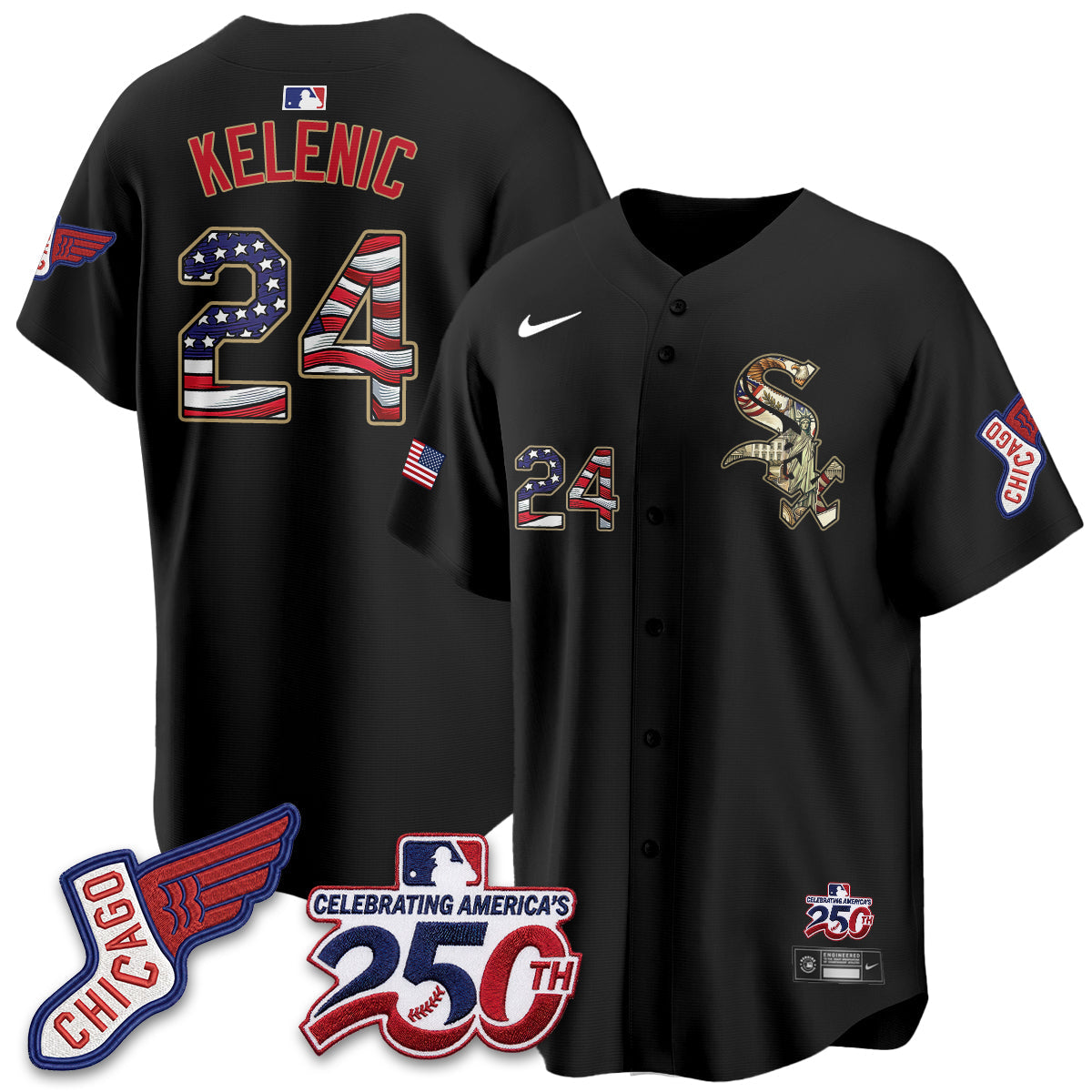 CWS 2026 Independence Day USA Vapor Jersey - Stitched-NQD