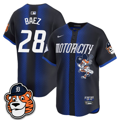 Detroit Tigers Paws Edition Vapor Limited Jersey - Stitched