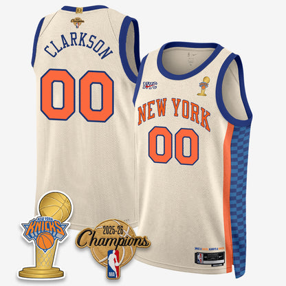 NYK 2026 Basketball Champions Vapor Jersey - Stitched-NQD