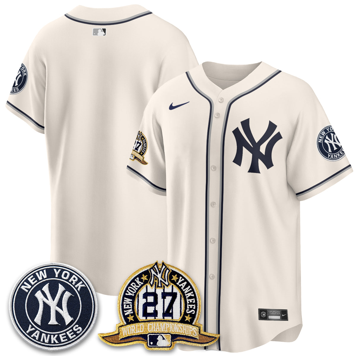 NYY 2026 Black Out Style Vapor Limited Jersey - All Stitched