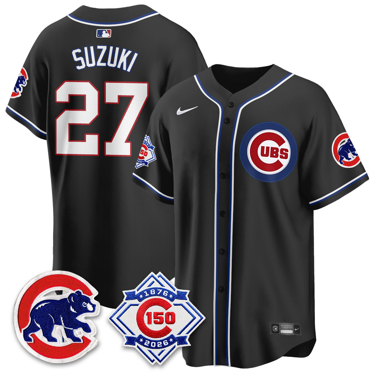 CHC 150th Anniversary Black Out Style Vapor Premier Limited Jersey - Stitched-NQD