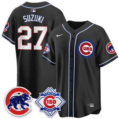 CHC 150th Anniversary Black Out Style Vapor Premier Limited Jersey - Stitched-NQD