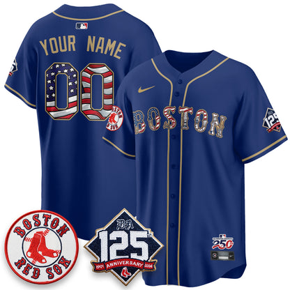 BOS 2026 Independence Day USA Vapor Limited Custom Jersey - Stitched-NQD