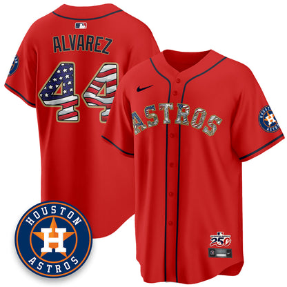 HOU 2026 Independence Day USA Vapor Limited Jersey - Stitched-NQD