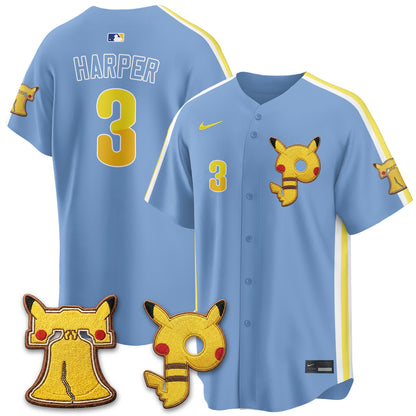 Philadelphia Phillies x PKM Edition Vapor Limited Jersey - Stitched-NQD