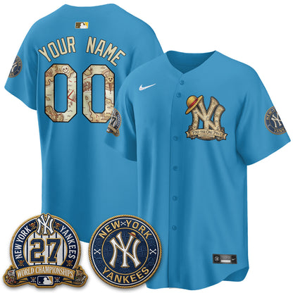 NYY x OP Japanese Cartoon Limited Custom Jersey -  Stitched-NQD