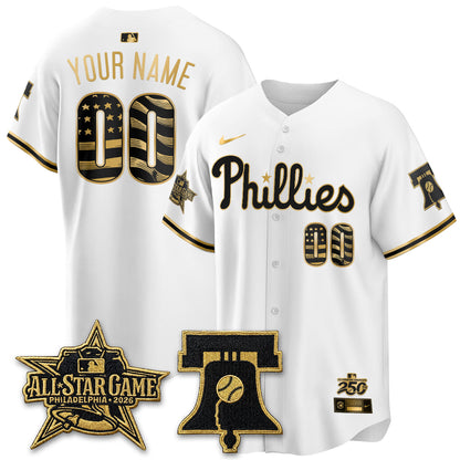 PHI Fourth of July USA Vapor Custom Limited Jersey - Stitched-NQD