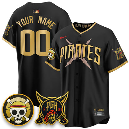 PIT 2026 City Connect x One Piece Vapor Limited Custom Jersey - All Stitched