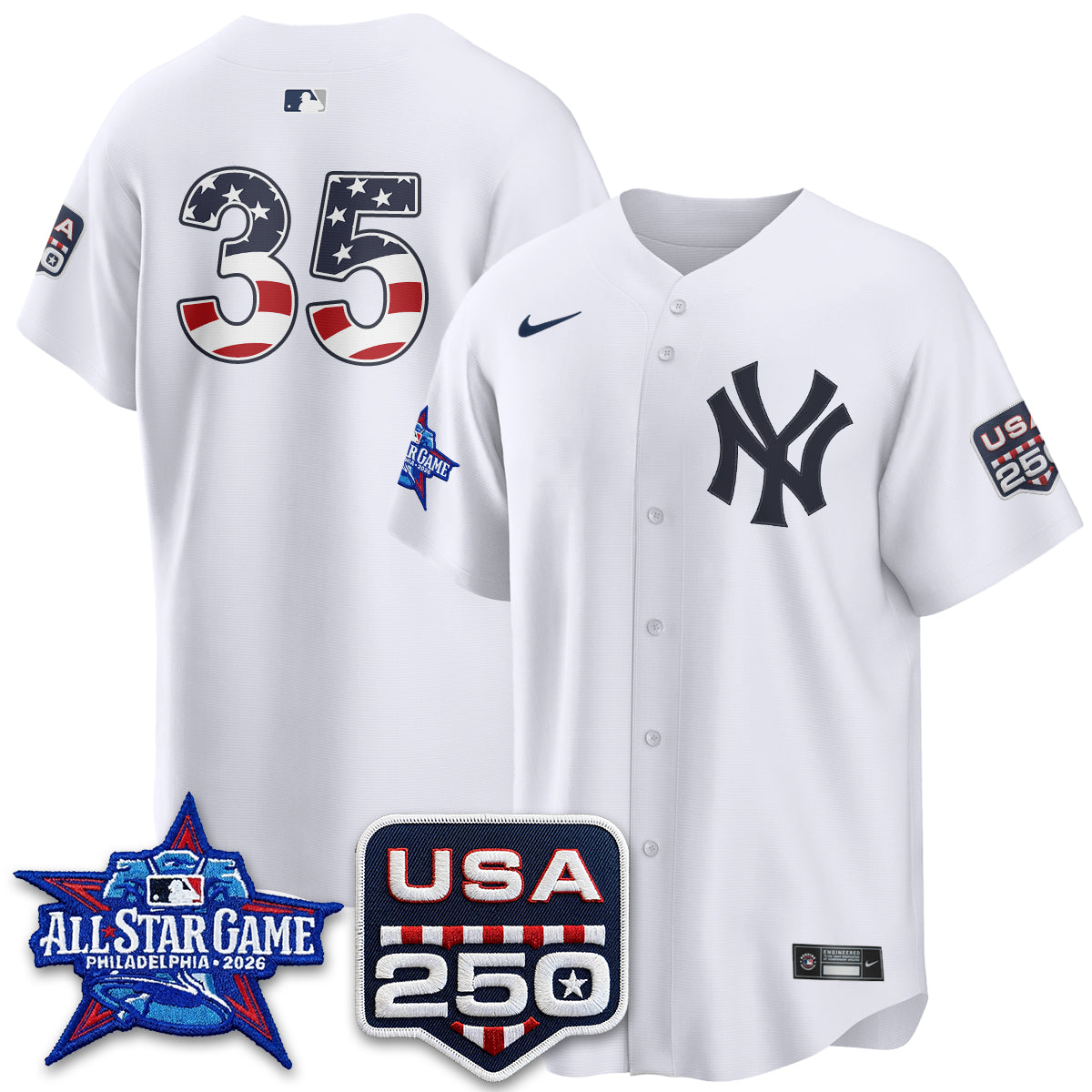 NYY  2026 All Star Edition Vapor Jersey - Stitched