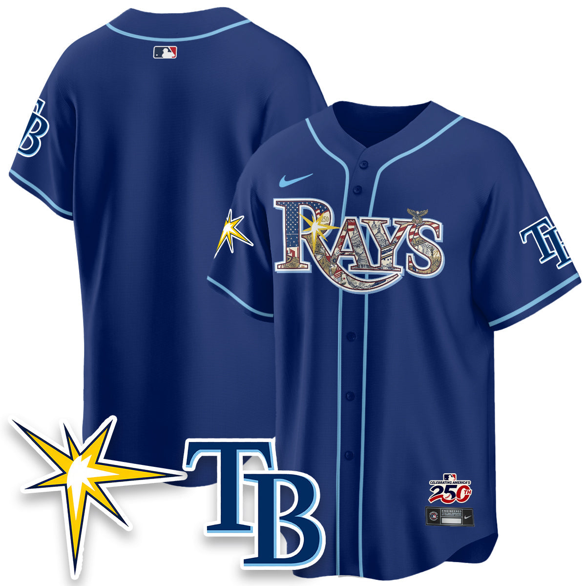 TB Independence Day USA 2026 Vapor Limited Jersey - Stitched-NQD