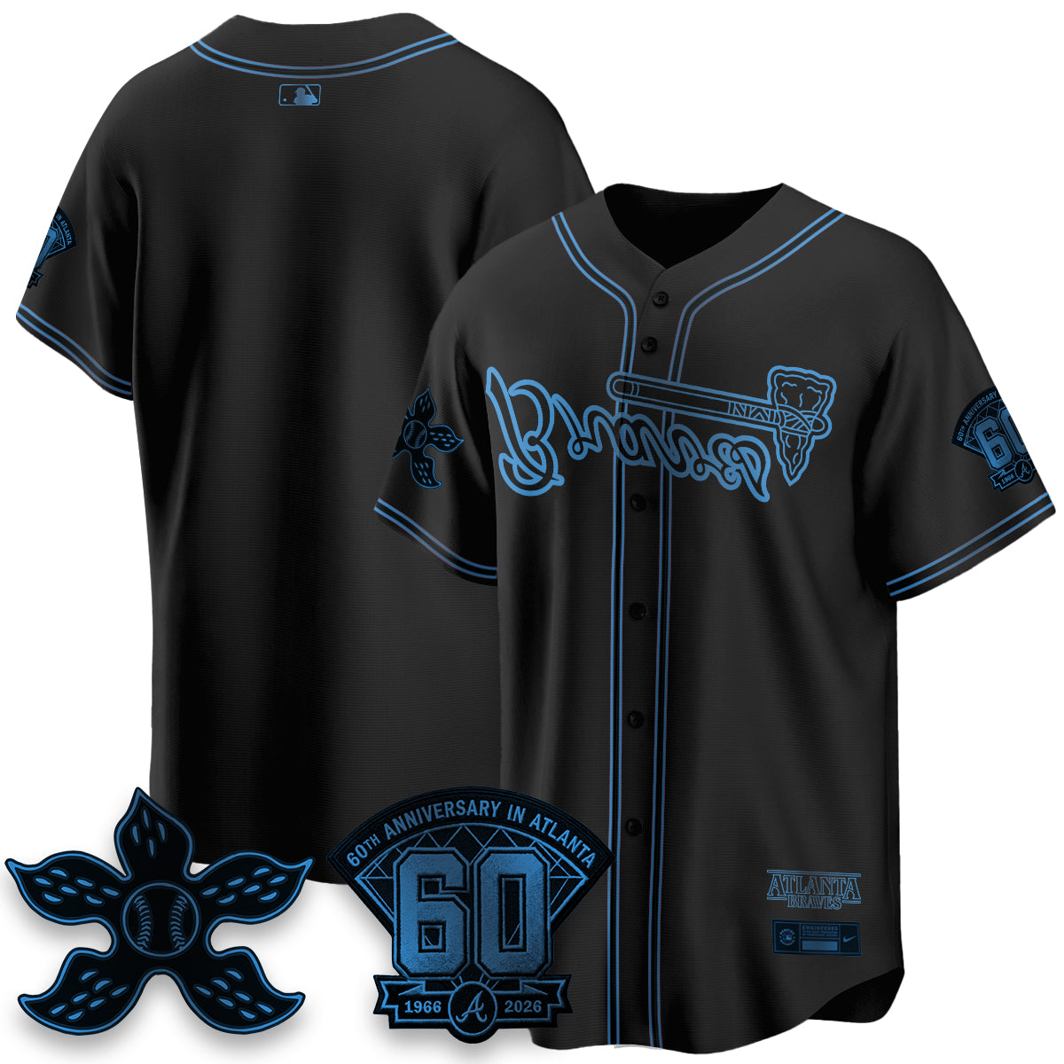 ATL x Stranger Things Vapor Jersey V2- Stitched-NQD