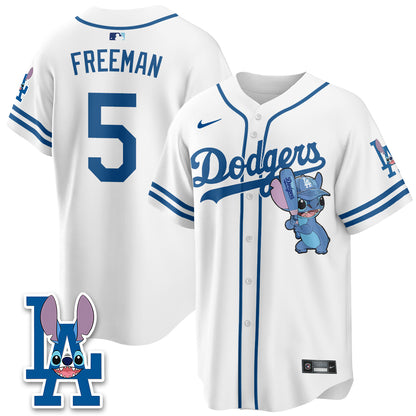 Los Angeles Dodgers x Blue Alien Edition Vapor Jersey - Stitched