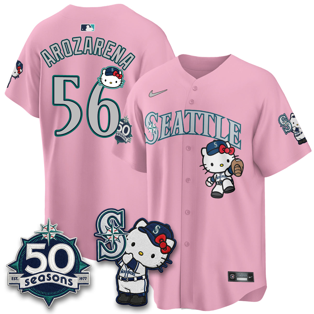 SEA x Meow KT Night Limited Jersey - All Stitched V2