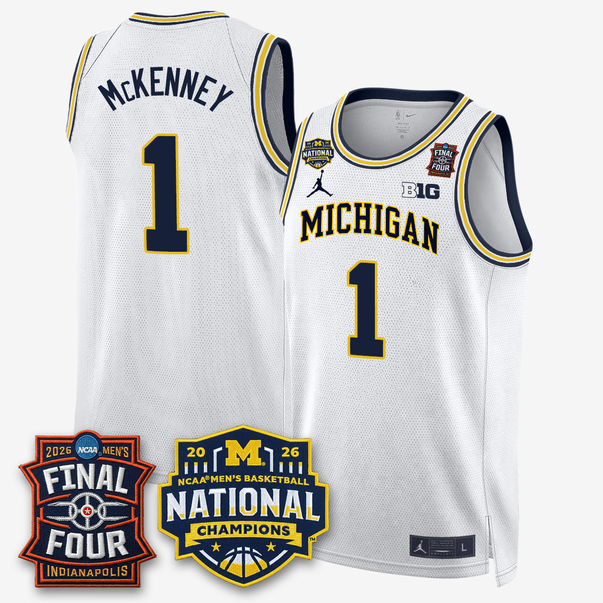 MICH 2026 NCAA Basketball Champions Limited Jersey - Stitched-NQD