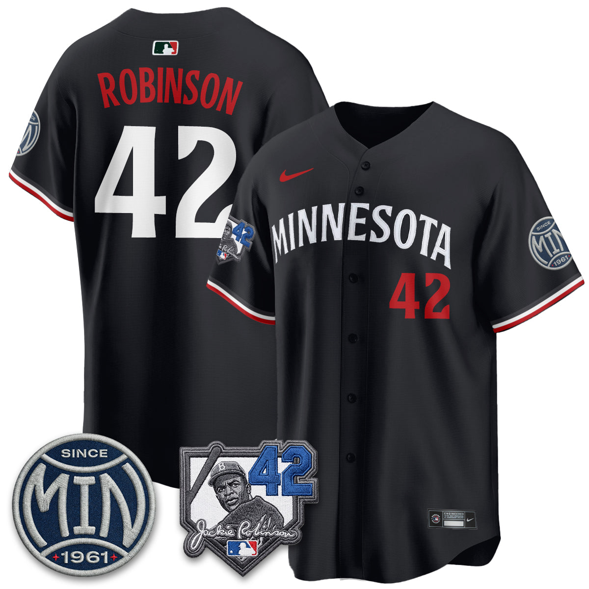 MIN 2026 Jackie Robinson Day Vapor Limited Jersey - All Stitched