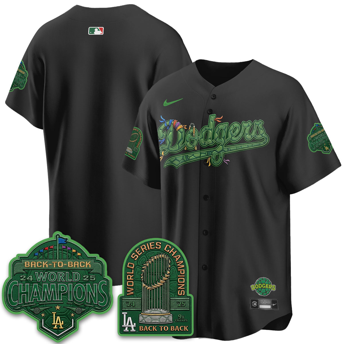 LAD x TMNT 2026 Vapor Jersey - Stitched-NQD