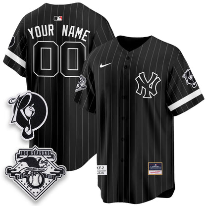 NYY x Jay Z Edition Vapor Custom Jersey - Stitched-NQD