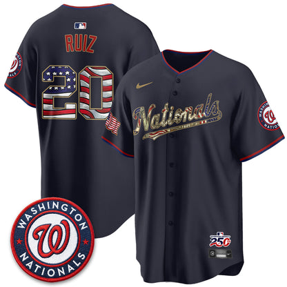 WSH 2026 Independence Day USA Vapor Jersey - Stitched-NQD