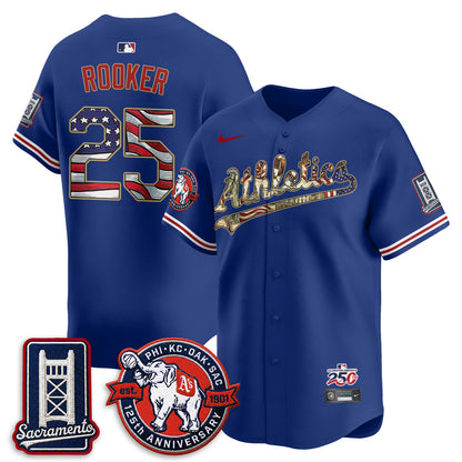 OAK  2026 Independence Day USA Vapor Jersey - Stitched-NQD