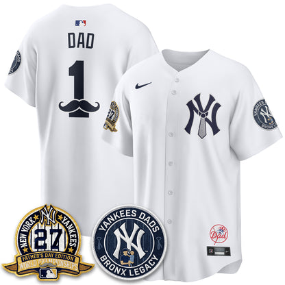 NYY Happy Father's Day 2026 Jersey - Stitched