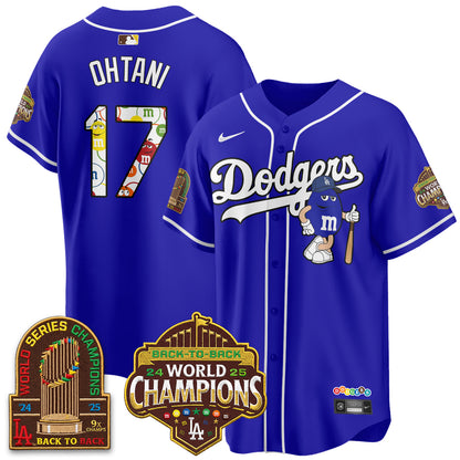 Los Angeles Dodgers x m&m Vapor Jersey - Stitched