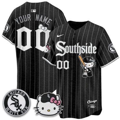 Chicago White Sox x Meow KT Vapor Custom Jersey - Stitched-NQD
