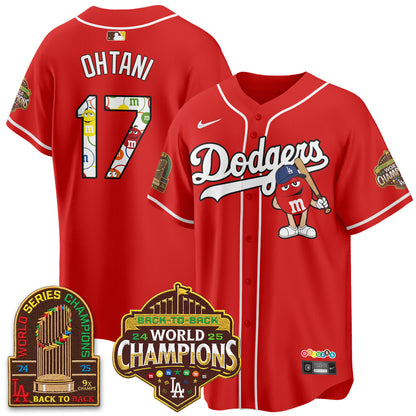 Los Angeles Dodgers x m&m Vapor Jersey - Stitched