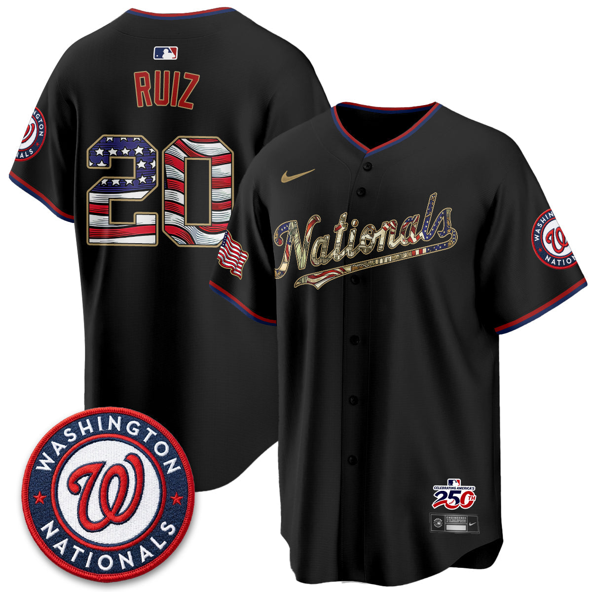 WSH 2026 Independence Day USA Vapor Jersey - Stitched-NQD