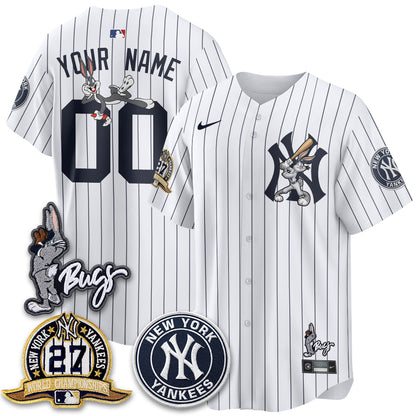 NYY Bunny Vapor Limited Custom Jersey - All Stitched-NQD