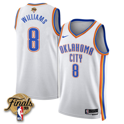 OKC 2026 NBA Western Conference Champions Vapor Jersey V2- Stitched-NQD