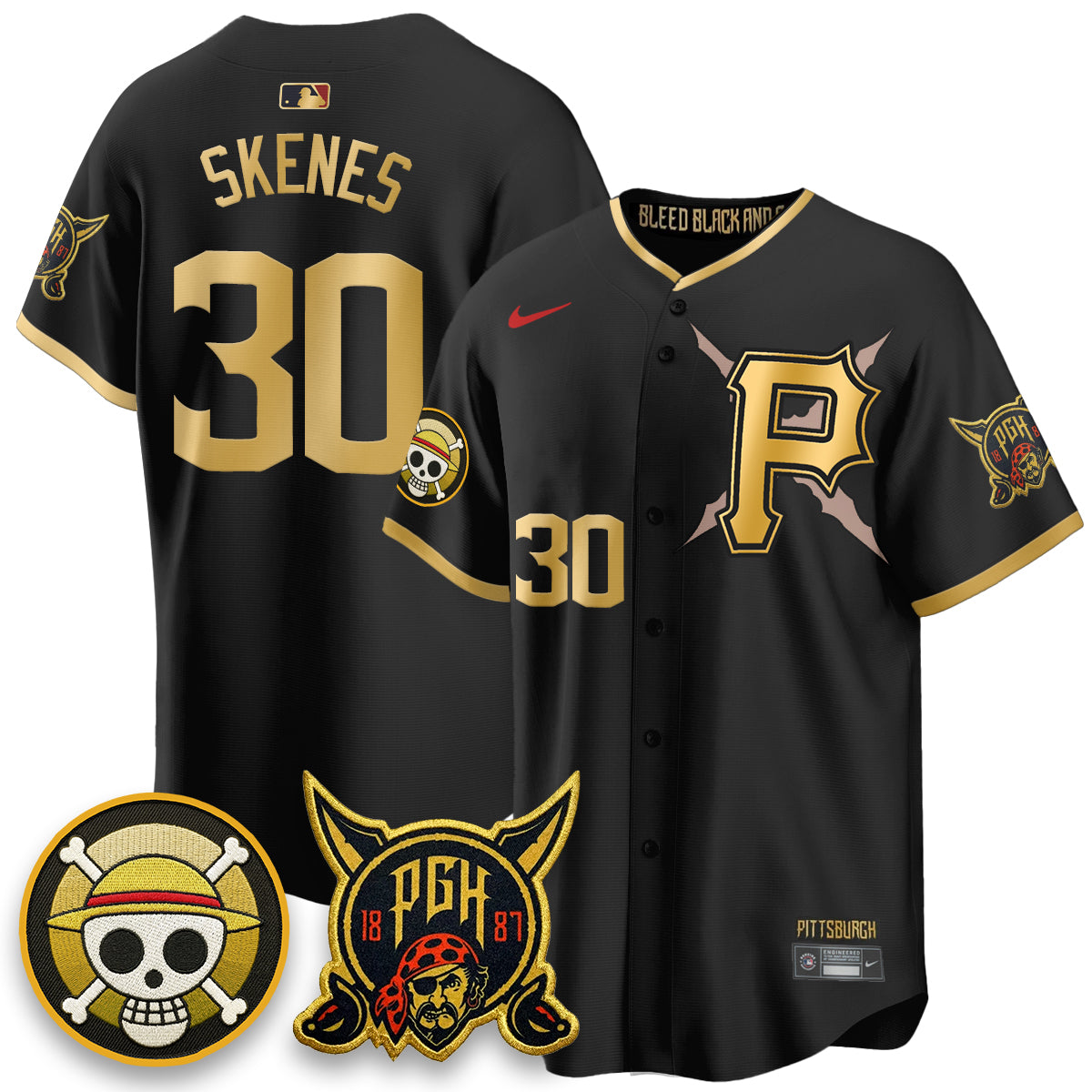 PIT 2026 City Connect x One Piece Vapor Limited Jersey - All Stitched