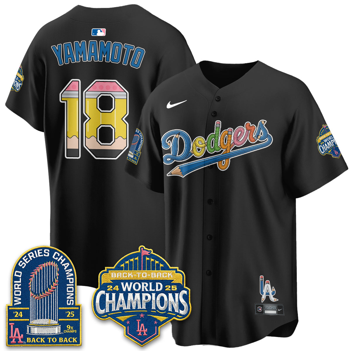 LAD x Back to School Style Vapor Jersey - Stitched-NQD