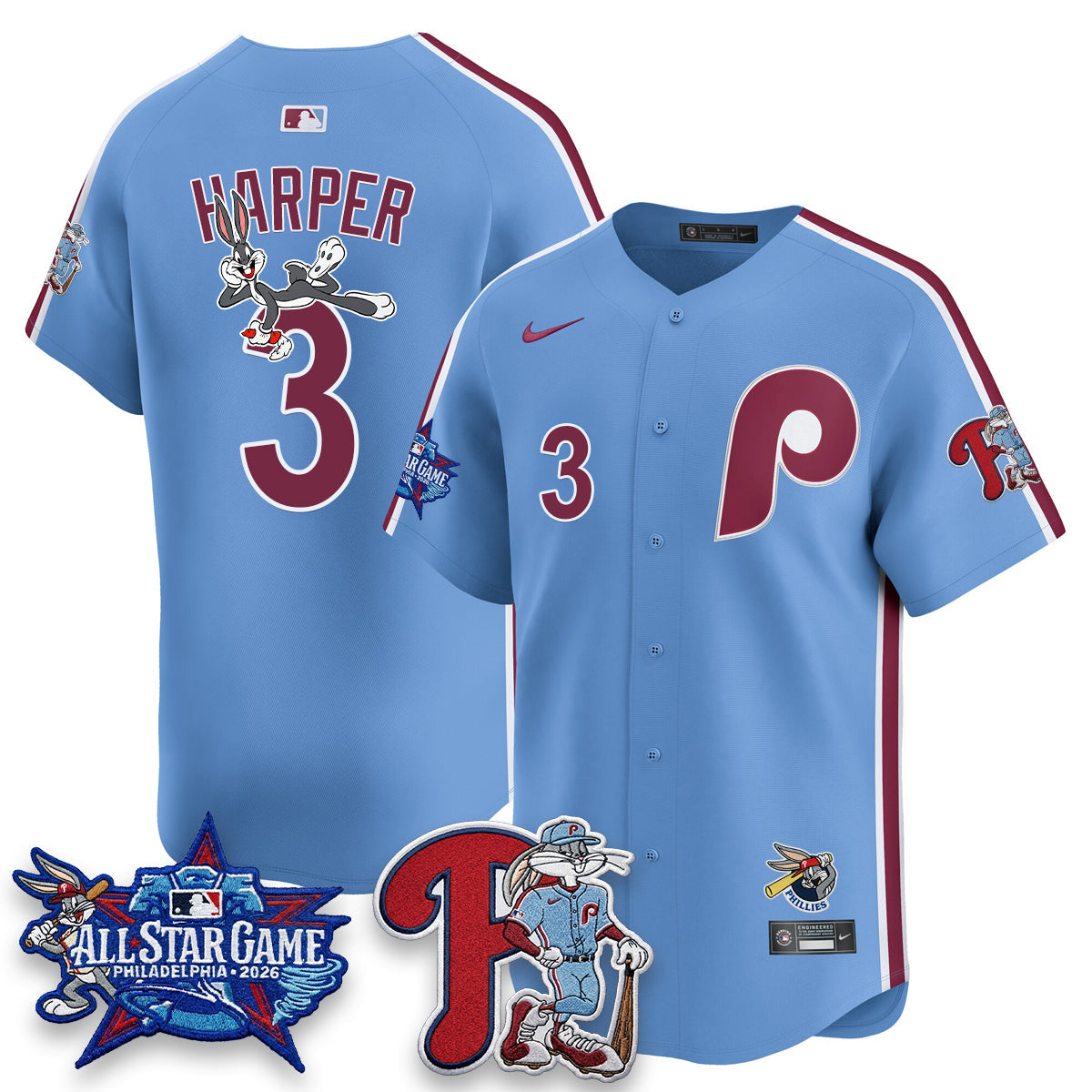PHI x Bunny Vapor Premier Limited Jersey - Stitched-NQD