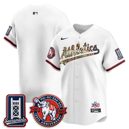 OAK  2026 Independence Day USA Vapor Jersey - Stitched-NQD