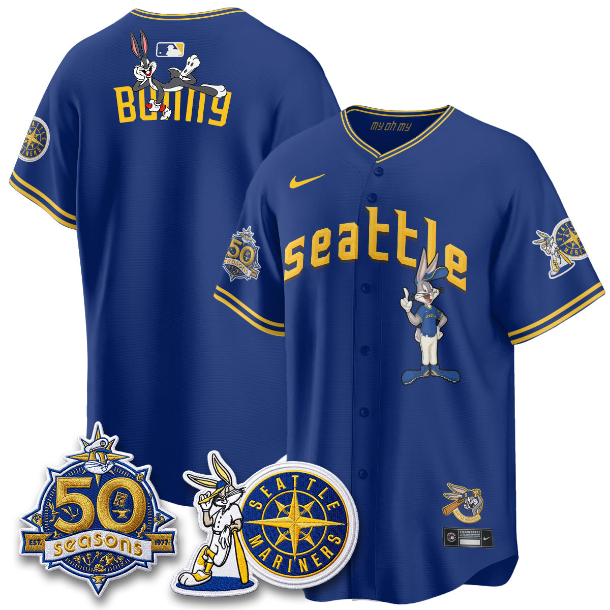 SEA x Bunny Vapor Premier Limited Jersey - Stitched-NQD