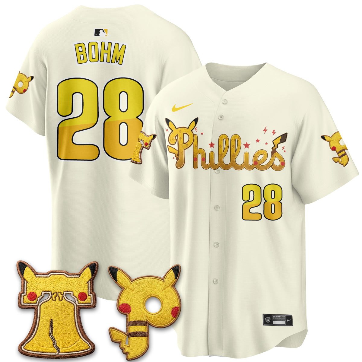 Philadelphia Phillies x PKM Edition Vapor Limited Jersey - Stitched-NQD