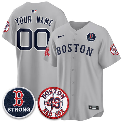 BOS Tim Wakefield Memorial Patch Vaper Premier Limited Custom Jersey - All Stitched V2