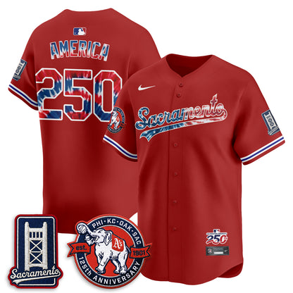 OAK Americana 2026 Vapor Limited Jersey - Stitched