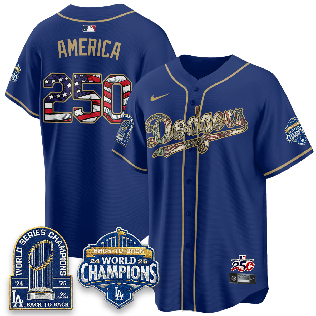 LAD 2026 Independence Day USA Vapor Limited Jersey - Stitched-NQD