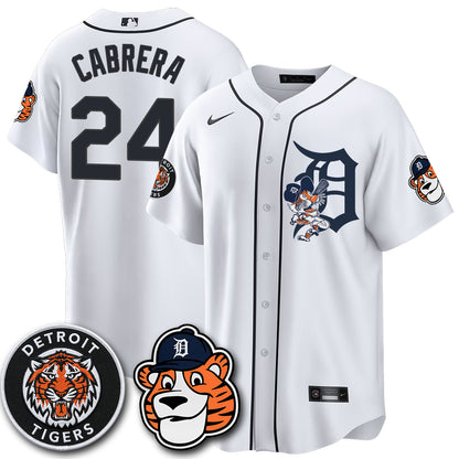 Detroit Tigers Paws Edition Vapor Limited Jersey - Stitched