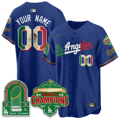 CUSTOM LAD Mexico Vapor Limited Jersey - 9x & B2B Champs - Stitched-NQD