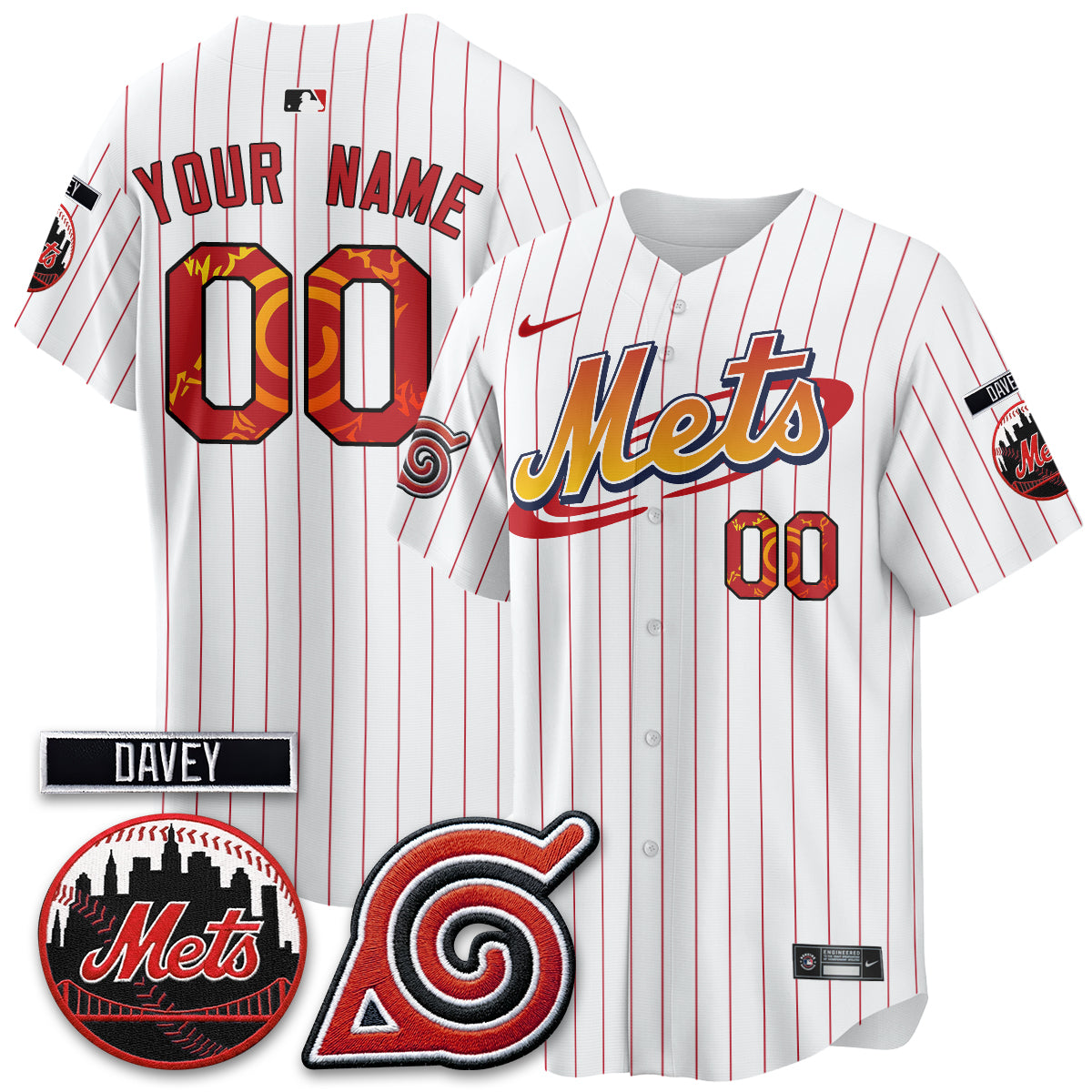 NYM x Naruto Nights 2026 Vapor Limited Custom Jersey - All Stitched V3