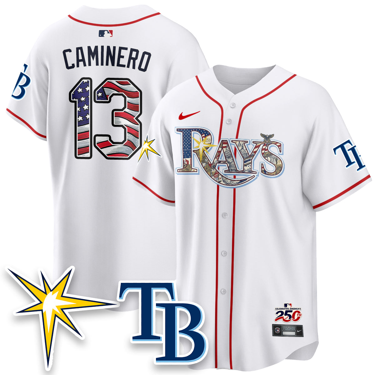 TB Independence Day USA 2026 Vapor Limited Jersey - Stitched-NQD
