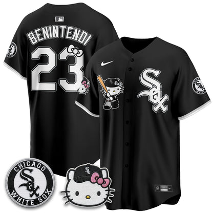 Chicago White Sox x Meow KT Vapor Jersey - Stitched-NQD