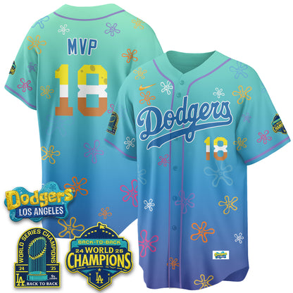Los Angeles Dodgers x SBSP Vapor Jersey - Stitched