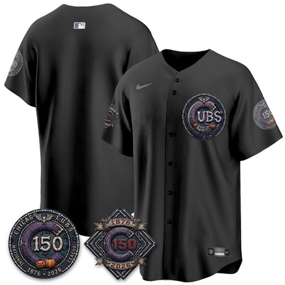 Chicago Cubs Nightmare Edition Vapor Limited Jersey - Printed