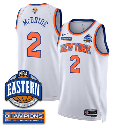 NYK 2026 NBA Eastern Conference Champions Vapor Jersey - Stitched-NQD